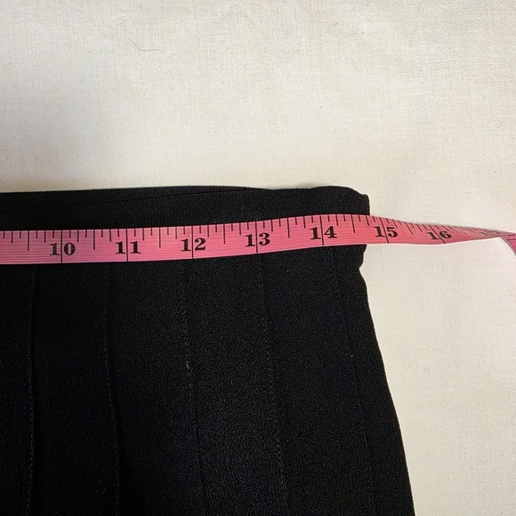 bebe Pleated Black Maxi Skirt Sz 8 Like New - Picture 4 of 10